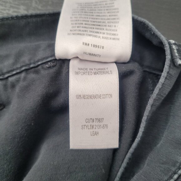 Citizens of Humanity Womens Leah Cotton Tapered Cargo Pants Black Size 26 - Picture 9 of 13